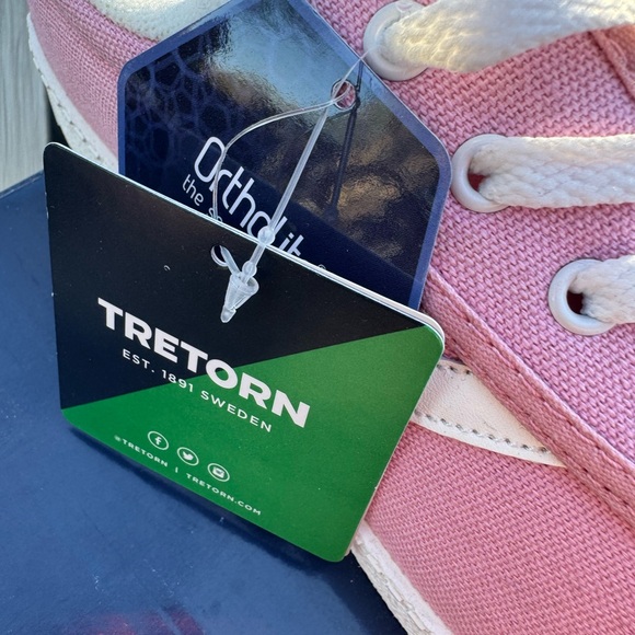 Tretorn Nylite Plus Canvas Sneakers Pink | Size 7.5 | NWT - Picture 10 of 11